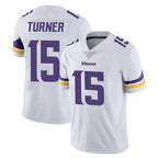 Johmsee MN.Vikings #15 Dallas Turner Player White Limited Vapor Untouchable Home Game Stitched Jerseys