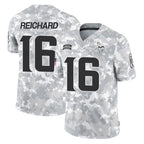 Johmsee MN.Vikings #16 Will Reichard Player Arctic Camo Salute To Service Limited Game Stitched Jerseys