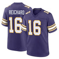 Johmsee MN.Vikings #16 Will Reichard Player Purple Classic Home Game Stitched Jerseys