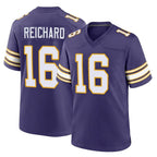 Johmsee MN.Vikings #16 Will Reichard Player Purple Classic Home Game Stitched Jerseys