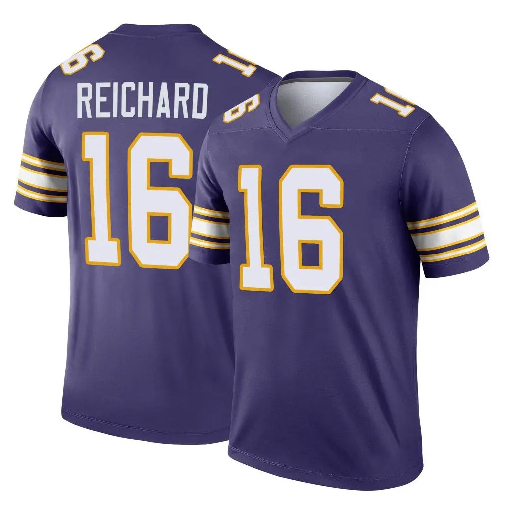 Johmsee MN.Vikings #16 Will Reichard Player Purple Limited Classic Home Game Stitched Jerseys