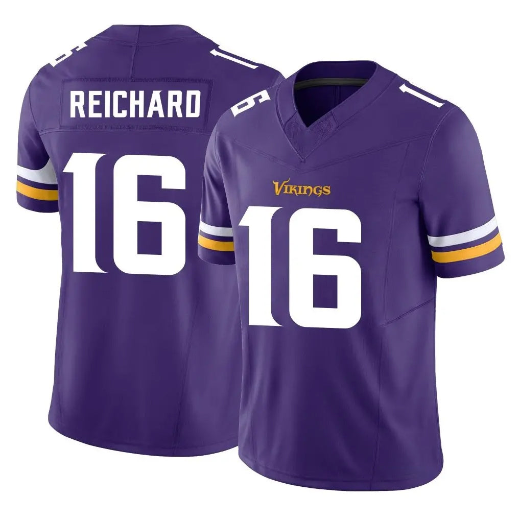 Johmsee MN.Vikings #16 Will Reichard Player Purple Limited Vapor F.U.S.E. Home Game Stitched Jerseys
