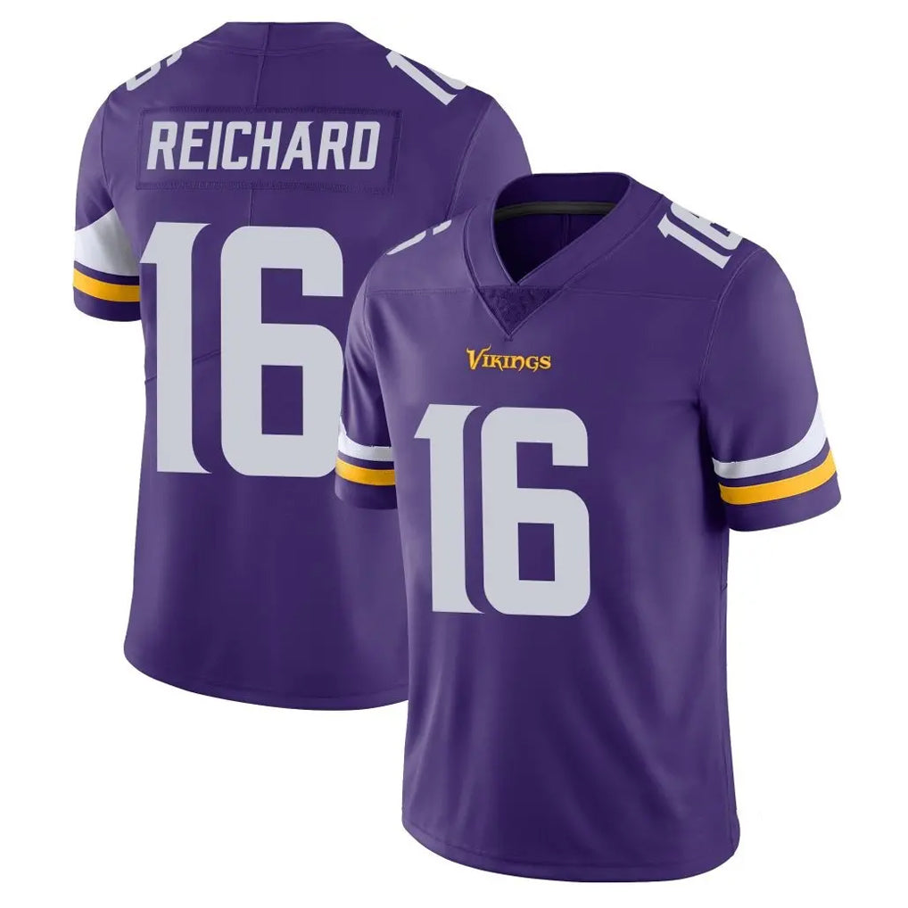 Johmsee MN.Vikings #16 Will Reichard Player Purple Limited Vapor Untouchable Home Game Stitched Jerseys