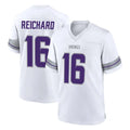 Johmsee MN.Vikings #16 Will Reichard Player White Alternate Home Game Stitched Jerseys