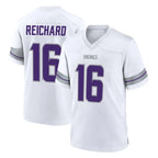 Johmsee MN.Vikings #16 Will Reichard Player White Alternate Home Game Stitched Jerseys