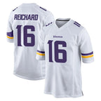 Johmsee MN.Vikings #16 Will Reichard Player White Home Game Stitched Jerseys