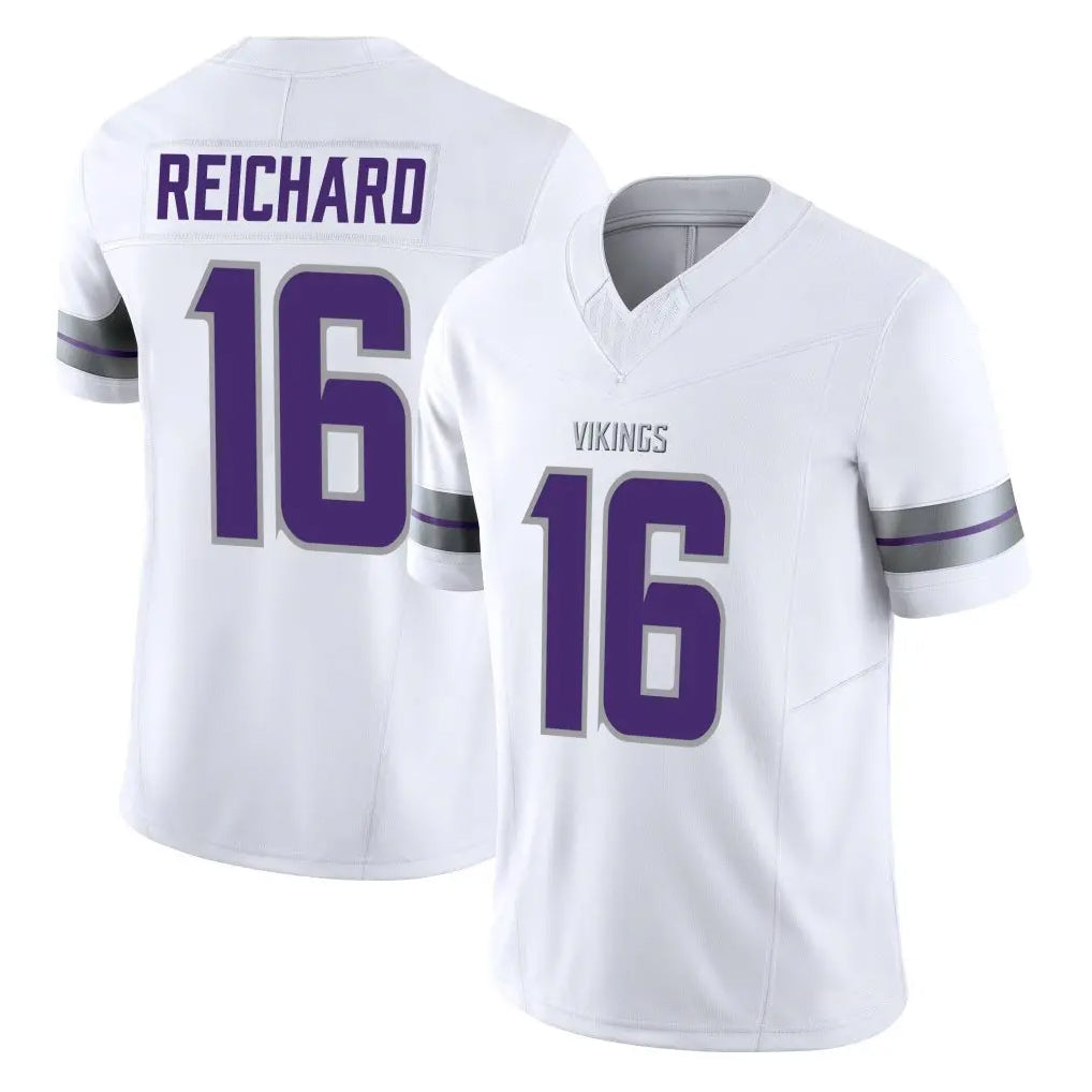 Johmsee MN.Vikings #16 Will Reichard Player White Limited Alternate Vapor F.U.S.E. Home Game Stitched Jerseys