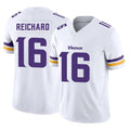 Johmsee MN.Vikings #16 Will Reichard Player White Limited Vapor F.U.S.E. Home Game Stitched Jerseys
