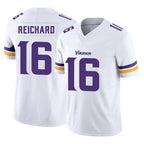 Johmsee MN.Vikings #16 Will Reichard Player White Limited Vapor F.U.S.E. Home Game Stitched Jerseys