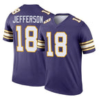 Johmsee MN.Vikings #18 Justin Jefferson Player Purple Limited Classic Home Game Stitched Jerseys