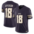 Johmsee MN.Vikings #18 Justin Jefferson Purple 2026 Rivalries Collection Limited Stitched Jerseys