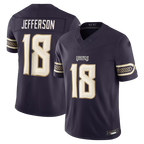 Johmsee MN.Vikings #18 Justin Jefferson Purple 2026 Rivalries Collection Limited Stitched Jerseys