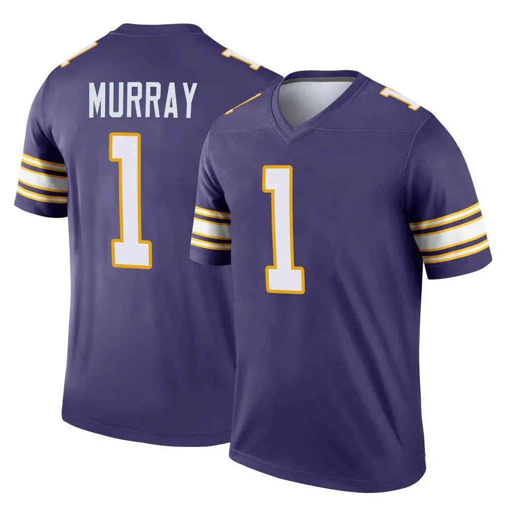 Johmsee MN.Vikings #1 Kyler Murray Player Purple Limited Classic Home Game Stitched Jerseys