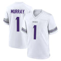 Johmsee MN.Vikings #1 Kyler Murray Player White Alternate Home Game Stitched Jerseys