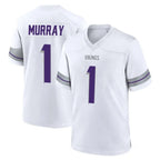Johmsee MN.Vikings #1 Kyler Murray Player White Alternate Home Game Stitched Jerseys