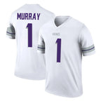 Johmsee MN.Vikings #1 Kyler Murray Player White Alternate Legend Home Game Stitched Jerseys