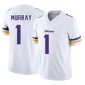 Johmsee MN.Vikings #1 Kyler Murray Player White Limited Vapor F.U.S.E. Home Game Stitched Jerseys