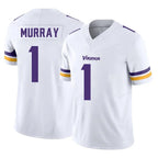 Johmsee MN.Vikings #1 Kyler Murray Player White Limited Vapor F.U.S.E. Home Game Stitched Jerseys