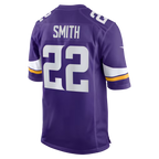 Johmsee MN.Vikings #22 Harrison Smith Purple Game Stitched Jerseys