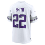 Johmsee MN.Vikings #22 Harrison Smith White Alternate Game Stitched Jerseys