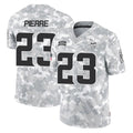 Johmsee MN.Vikings #23 James Pierre Player Arctic Camo Salute To Service Limited Game Stitched Jerseys