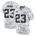 Johmsee MN.Vikings #23 James Pierre Player Arctic Camo Salute To Service Limited Game Stitched Jerseys
