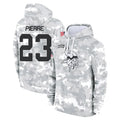 Johmsee MN.Vikings #23 James Pierre Player Arctic Camo Salute to Service Pullover Hoodies Limited Game Stitched Jerseys