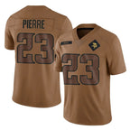 Johmsee MN.Vikings #23 James Pierre Player Brown Salute To Service Limited Stitched Jerseys