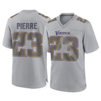 Johmsee MN.Vikings #23 James Pierre Player Gray Atmosphere Fashion Home Game Stitched Jerseys