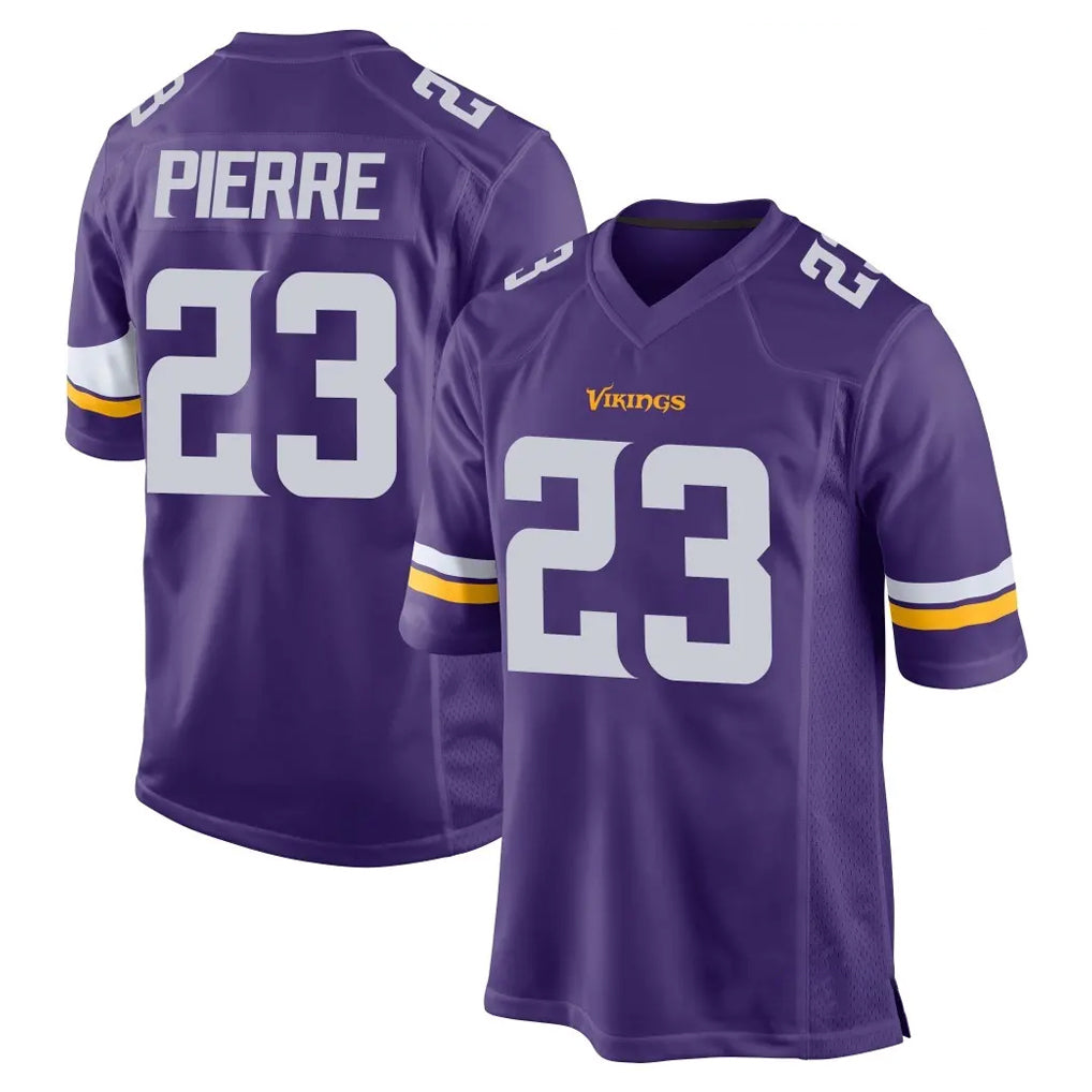 Johmsee MN.Vikings #23 James Pierre Player Purple Home Game Stitched Jerseys