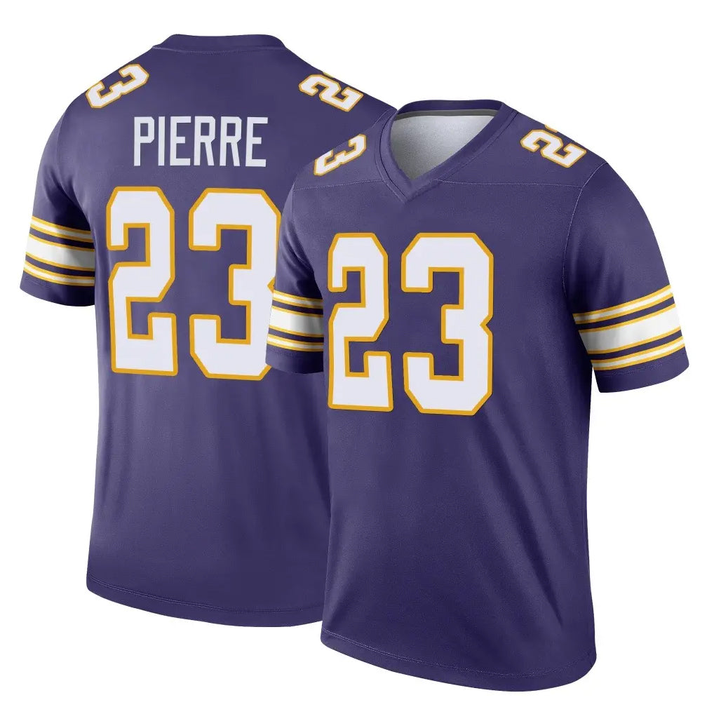 Johmsee MN.Vikings #23 James Pierre Player Purple Limited Classic Home Game Stitched Jerseys