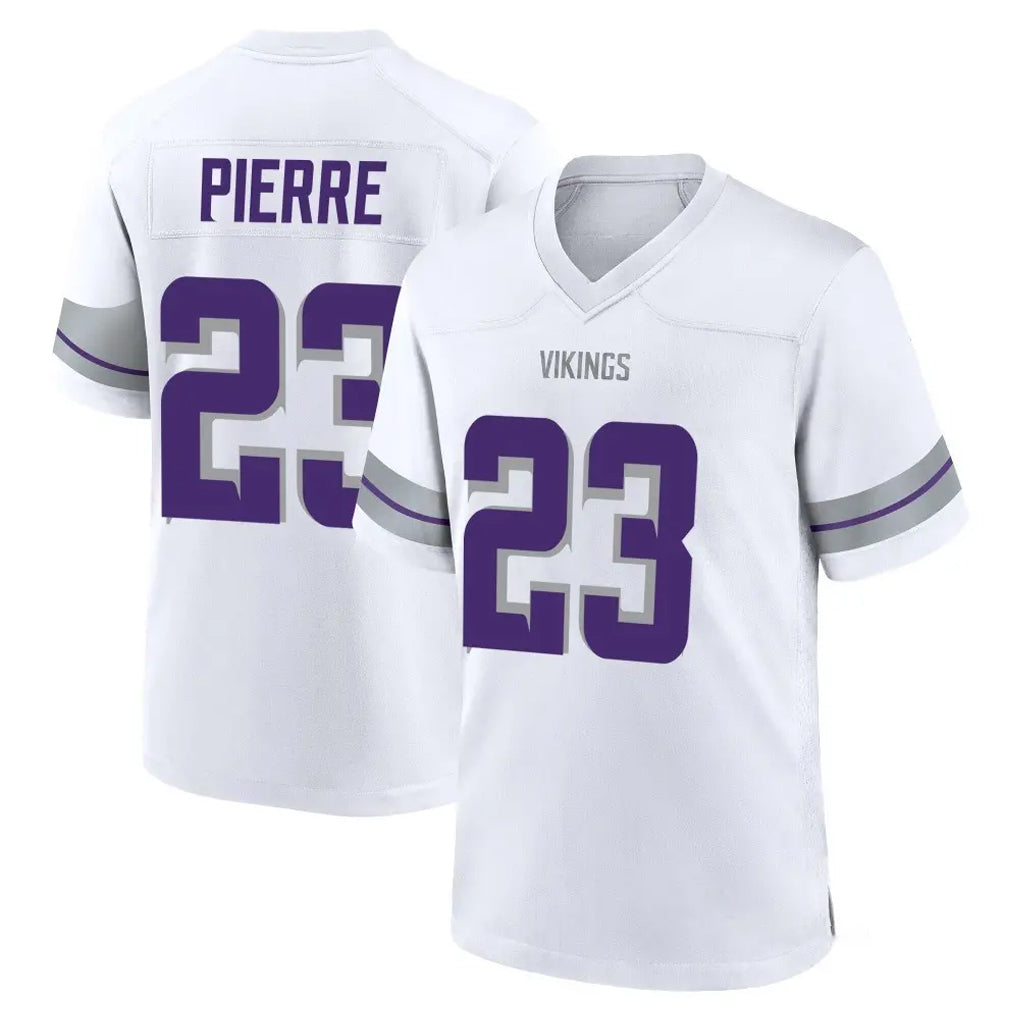 Johmsee MN.Vikings #23 James Pierre Player White Alternate Home Game Stitched Jerseys
