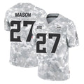 Johmsee MN.Vikings #27 Jordan Mason Player Arctic Camo Salute To Service Limited Game Stitched Jerseys
