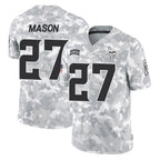 Johmsee MN.Vikings #27 Jordan Mason Player Arctic Camo Salute To Service Limited Game Stitched Jerseys