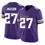 Johmsee MN.Vikings #27 Jordan Mason Player Purple Limited Vapor F.U.S.E. Home Game Stitched Jerseys