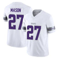 Johmsee MN.Vikings #27 Jordan Mason Player White Limited Alternate Vapor F.U.S.E. Home Game Stitched Jerseys