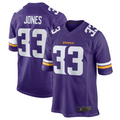 Johmsee MN.Vikings #33 Aaron Jones Purple Game Player Jersey Stitched American Stitched Jerseys