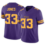 Johmsee MN.Vikings #33 Aaron Jones Sr. Player Purple Limited Alternate Vapor F.U.S.E. Home Game Stitched Jerseys