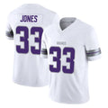 Johmsee MN.Vikings #33 Aaron Jones Sr. Player White Limited Alternate Vapor F.U.S.E. Home Game Stitched Jerseys