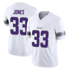Johmsee MN.Vikings #33 Aaron Jones Sr. Player White Limited Alternate Vapor F.U.S.E. Home Game Stitched Jerseys