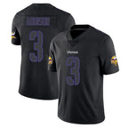 Johmsee MN.Vikings #3 Jordan Addison Player Black Impact LImited Home Game Stitched Jerseys