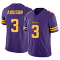 Johmsee MN.Vikings #3 Jordan Addison Player Purple Limited Alternate Vapor F.U.S.E. Home Game Stitched Jerseys