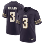 Johmsee MN.Vikings #3 Jordan Addison Purple 2026 Rivalries Collection Game Stitched Jerseys