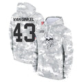 Parkc MN.Vikings #43 Andrew Van Ginkel Player Arctic Camo Salute to Service Pullover Hoodies Limited Game Stitched Jerseys