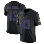 Parkc MN.Vikings #43 Andrew Van Ginkel Player Black Impact LImited Home Game Stitched Jerseys