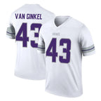 Parkc MN.Vikings #43 Andrew Van Ginkel Player White Alternate Legend Home Game Stitched Jerseys