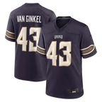 Johmsee MN.Vikings #43 Andrew Van Ginkel Purple 2026 Rivalries Collection Game Stitched Jerseys