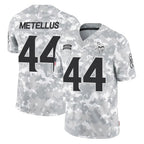 Johmsee MN.Vikings #44 Josh Metellus Player Arctic Camo Salute To Service Limited Game Stitched Jerseys