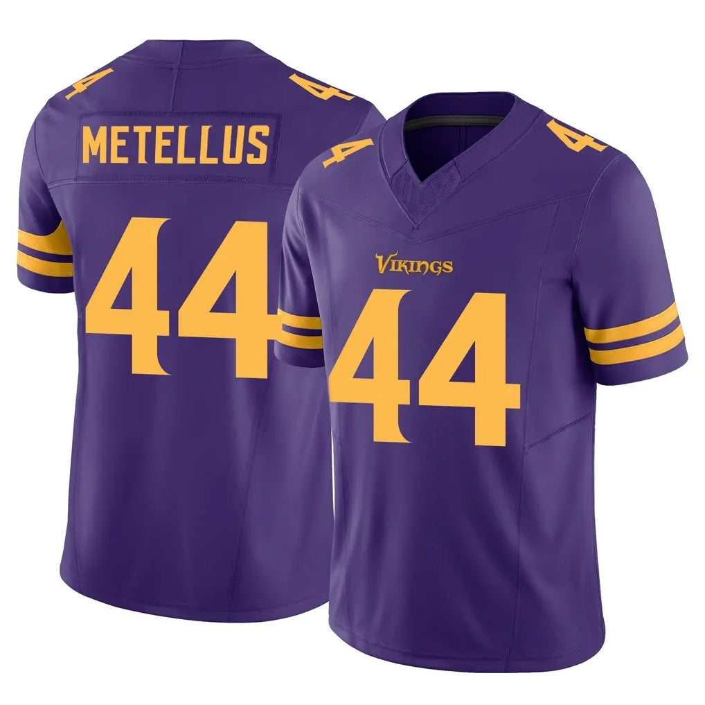 Johmsee MN.Vikings #44 Josh Metellus Player Purple Limited Alternate Vapor F.U.S.E. Home Game Stitched Jerseys