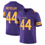 Johmsee MN.Vikings #44 Josh Metellus Player Purple Limited Color Rush Home Game Stitched Jerseys